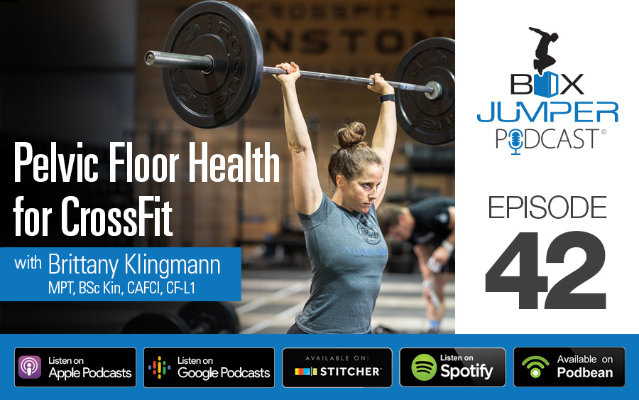 PT Brittany Klingmann discusses Pelvic Floor Health for Athletes on the BoxJumper Podcast